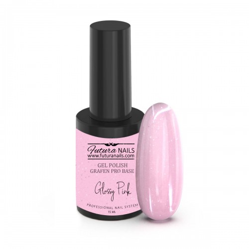Gel Polish Grafen Pro Base Glossy Pink 15 ml Gel Polish Grafen Pro Base Glossy Pink 15 ml